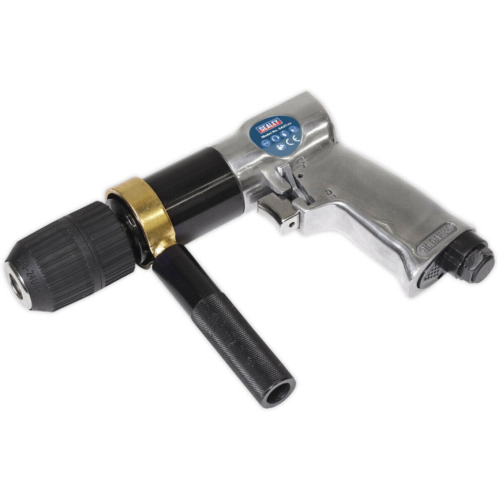 Reversible Air Drill - 13mm Chuck - 1/4" BSP Inlet - 700 RPM - Reverse Action