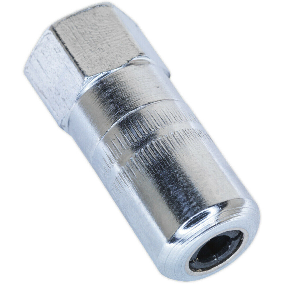 4-Jaw Heavy Duty Hydraulic Connector - 1/8" BSP - Grease Gun Coupler Fitting-image-OPC-P8WK8C2-NEW