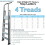 Loops 1m MAX STABILITY Platform Step Ladders 4 Tread Anti Slip Aluminium DIY Steps 2