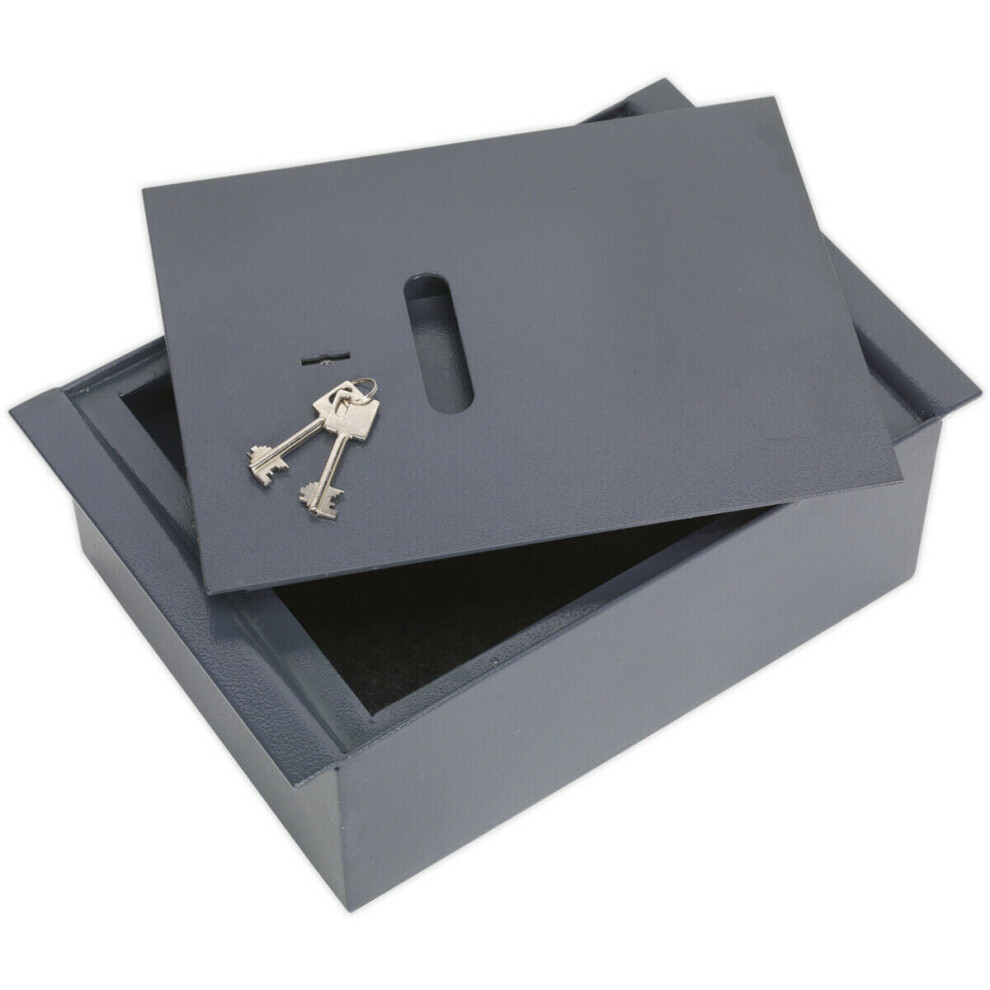 Recessed / Flush Floor Mounted Safe - 2 Key Hidden Security - 260 x 400 x 140mm