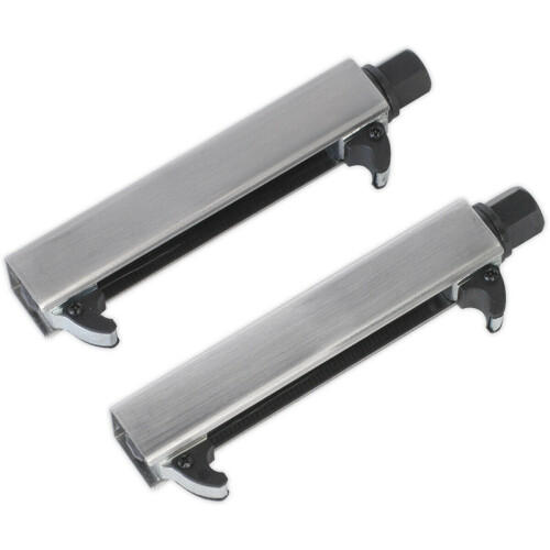 Loops PAIR - 400KG Motorcycle Coil Spring Compressor Set - 105mm Jaw 3/8" Square Drive