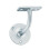 Loops 2x Heavyweight Handrail Bannister Bracket 80mm Projection Satin Chrome 2