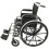 Loops Lightweight Self Propelled Steel Transit Wheelchair - Foldable Design - Hammered 3