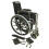 Loops Lightweight Self Propelled Steel Transit Wheelchair - Foldable Design - Hammered 4