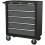 Loops 620 x 330 x 770mm 5 Drawer BLACK Portable Tool Chest Locking Mobile Storage Box 3