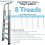Loops 1.9m MAX STABILITY Platform Step Ladders - 8 Tread Anti-Slip Aluminium DIY Steps 2
