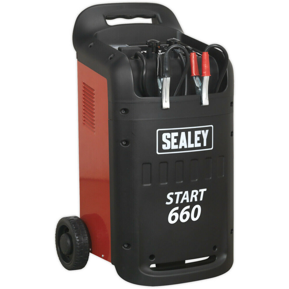 Loops Heavy Duty 12V / 24V Battery Starter & Charger - 50Ah To 1200Ah Batteries - 660A