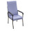 Loops Height Adjustable Ergonomic Lounge Chair - High Backed - Blue Upholstery 1