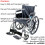 Loops Lightweight Self Propelled Steel Transit Wheelchair - Foldable Design - Hammered 2