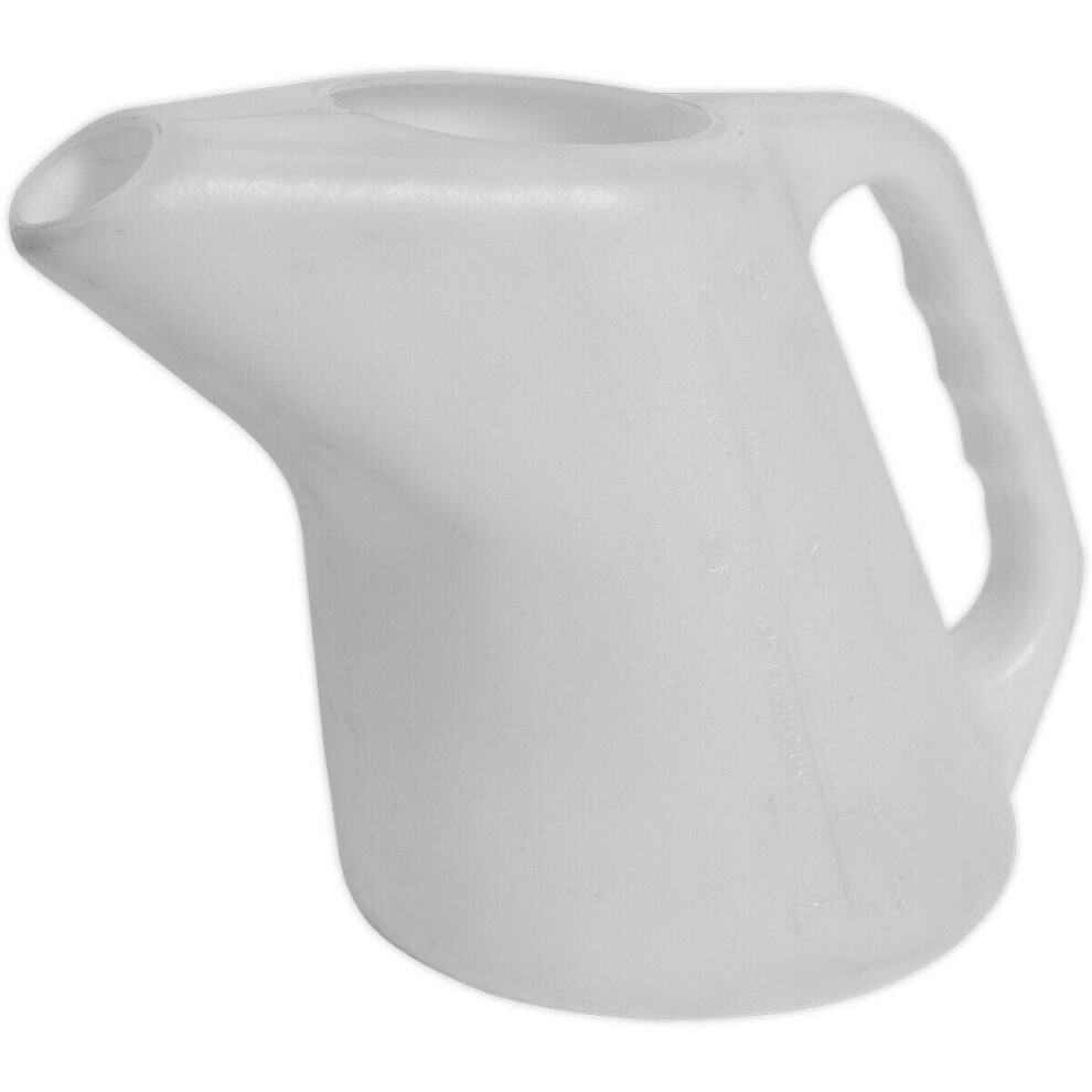 1.5 Litre Heavy Duty Measuring Jug - Fixed Straight Spout - Oil & Fuel Resistant