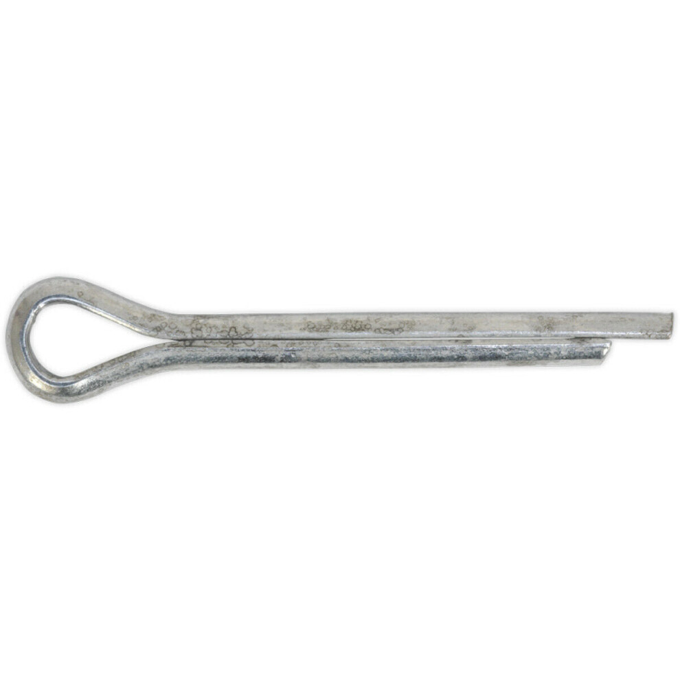 100x Split-Pins Pack - 2.4mm x 41mm Metric - Split Cotter Pin Zinc Plated Steel