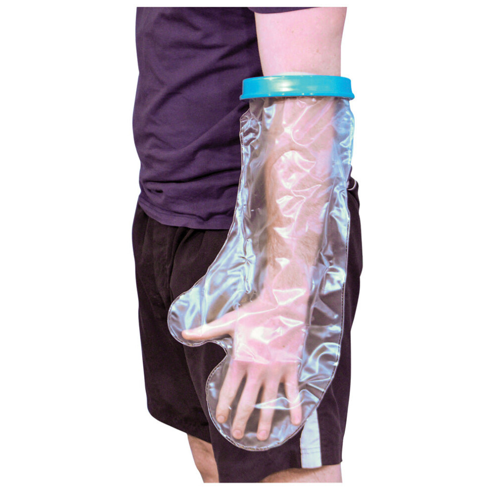 Loops Waterproof Cast And Bandage Protector - Wide Adult Arm - Bathroom Washing Aid