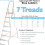 Loops 1.5m Lightweight Aluminium Platform Step Ladders 7 Tread Anti Slip DIY Steps 2