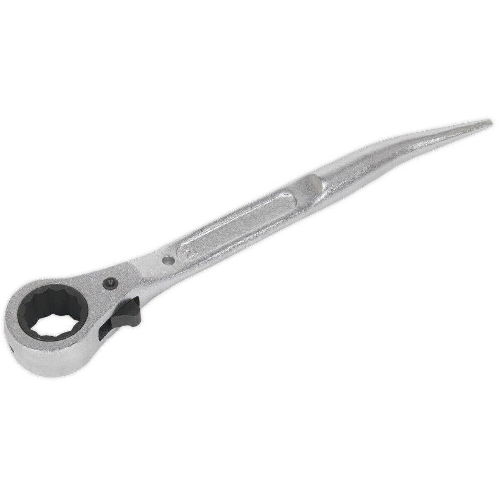 Pro 21Mm Scaffold Spanner Podger Ratchet Handle - Ratcheting Socket Wrench Tool 5056581901583