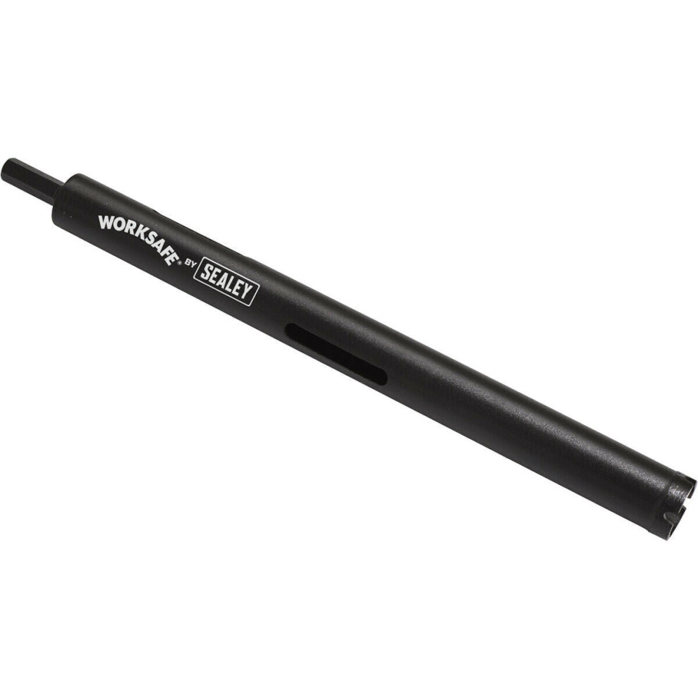 28mm x 300mm - Dry Diamond Core Drill Hole Saw - Hex Drive Adaptor - Drill Bit