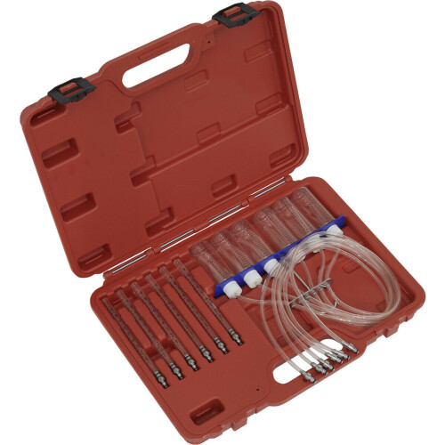 Loops Diesel Injector Flow Test Kit - Common Rail Injection System - Up to 6 Cylinders