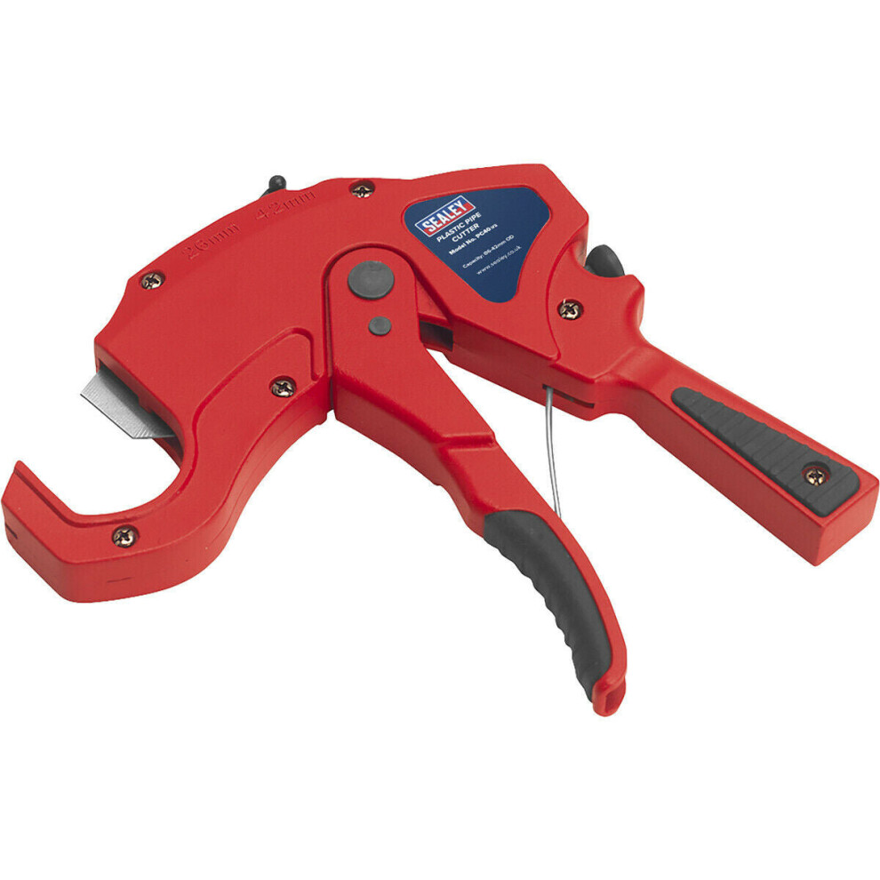 Die-Cast Plastic Pipe Cutter - 6Mm To 42Mm Capacity - Ratchet Cutting Action 5056524293232