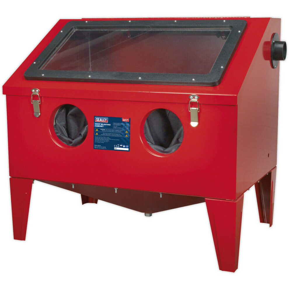 Loops Shot Blast Cabinet & Gun Kit 760 X 510 X 715Mm Bodywork Surface Preparation Box