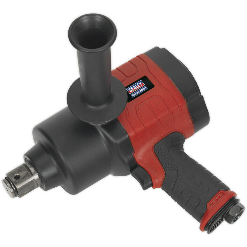 Composite Air Impact Wrench - 1 Inch Sq Drive - Twin Hammer - Side Handle