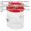 Loops Drill Press Safety Guard - 62mm Collar - Pillar Drill Protective Guard 2