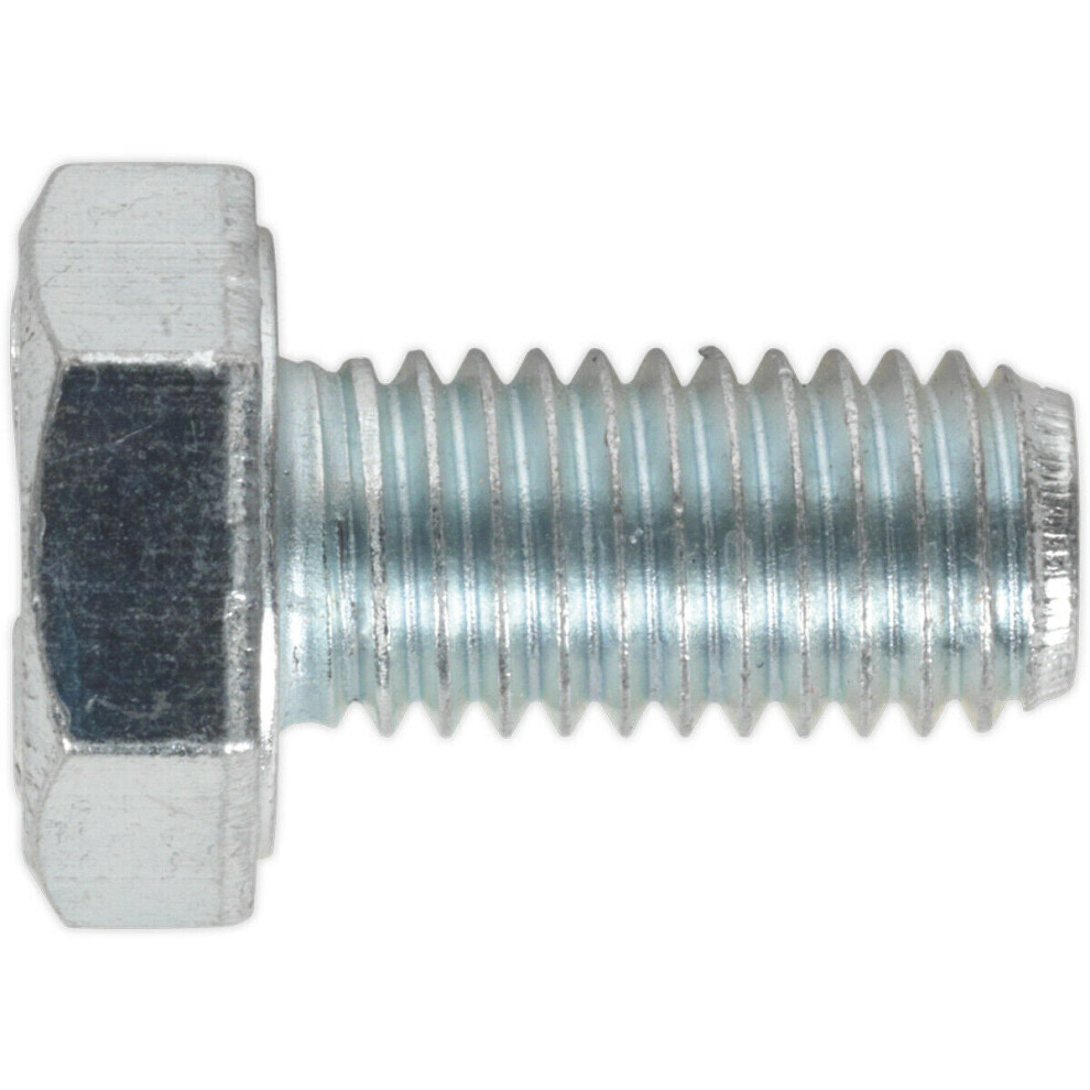 25 PACK HT Setscrew - M10 x 20mm - Grade 8.8 Zinc - Fully Threaded - DIN 933