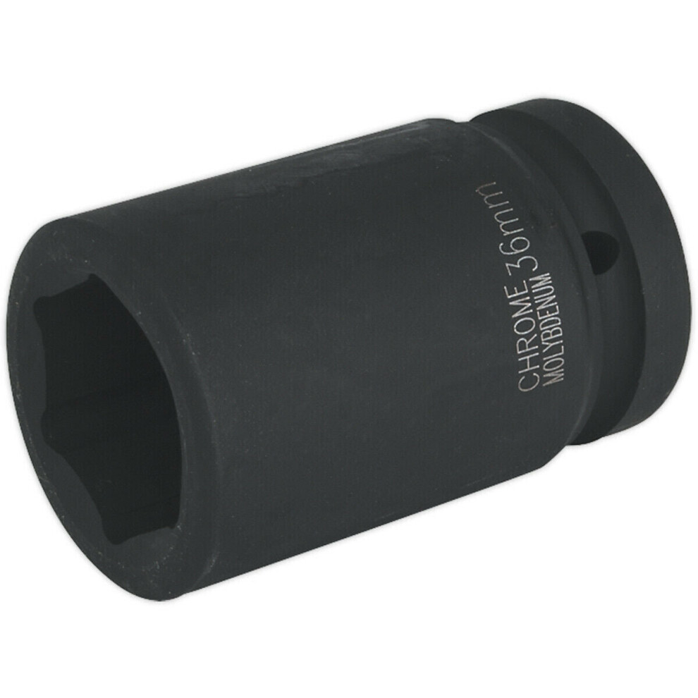 Loops 36Mm Forged Deep Impact Socket - 1 Inch Sq Drive - Chromoly Wrench Socket