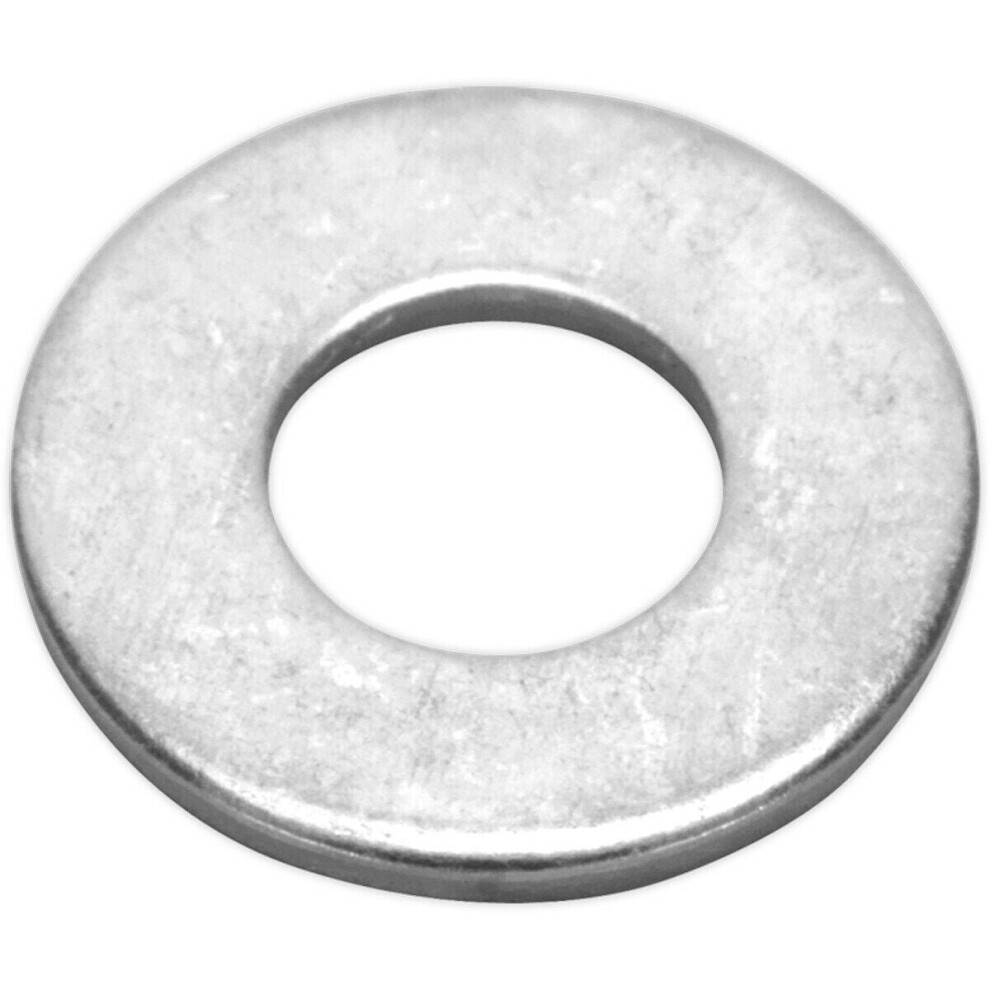 Loops 100 Pack Form C Flat Washer - M6 X 14Mm - Bs 4320 - Metric - Metal Spacer