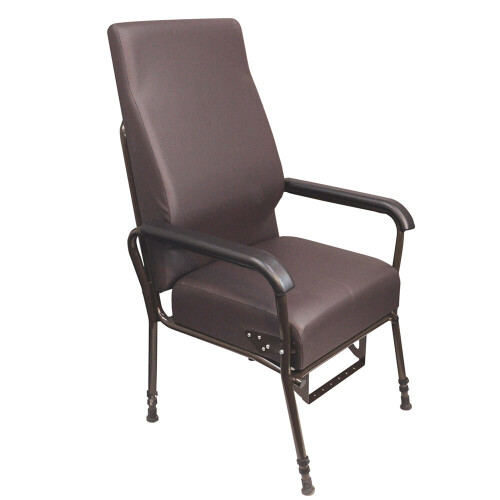 Loops Height Adjustable Easy Riser Lounge Chair - Spring Action Assisted Riser - Brown