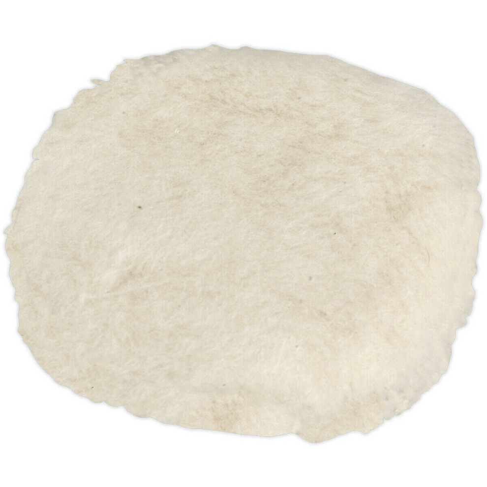 180mm Tie Cord Polishing Bonnet - New Wool Pile - Deep Polishing Effect
