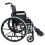 Loops Lightweight Self Propelled Steel Transit Wheelchair - Foldable Design - Black 3