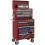 Loops Heavy Duty 10 Drawer Topchest & Rollcab Bundle - 147 Piece Tool Kit - Red 4