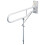 Loops Hinged Support Arm with Backplate and Leg - 600mm Length - Wall Mounted Grab Bar 1