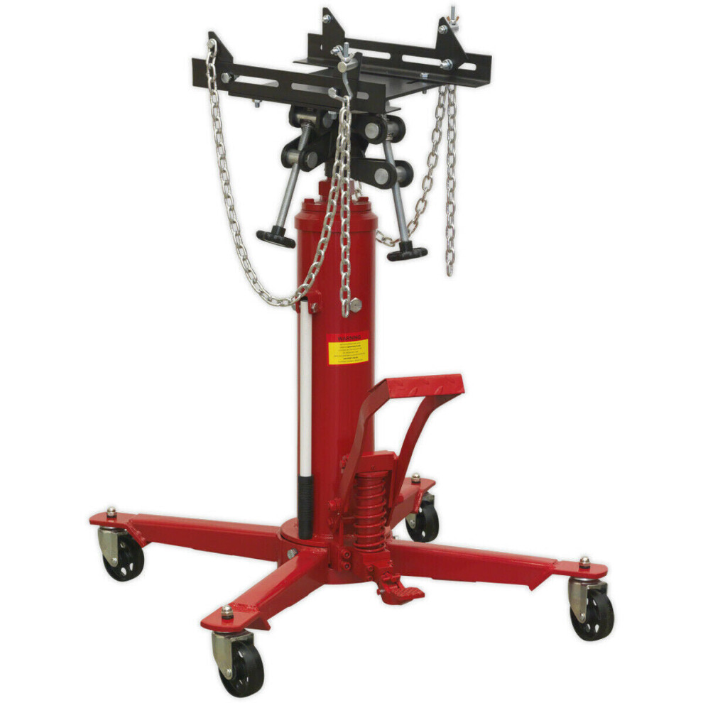 800kg Vertical Transmission Jack - 1920mm Height - 2-Stage Telescopic Jack