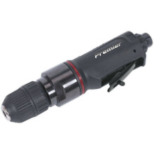 Air Operated Straight Drill - 10mm Keyless Chuck - 1/4" BSP - 2500 RPM