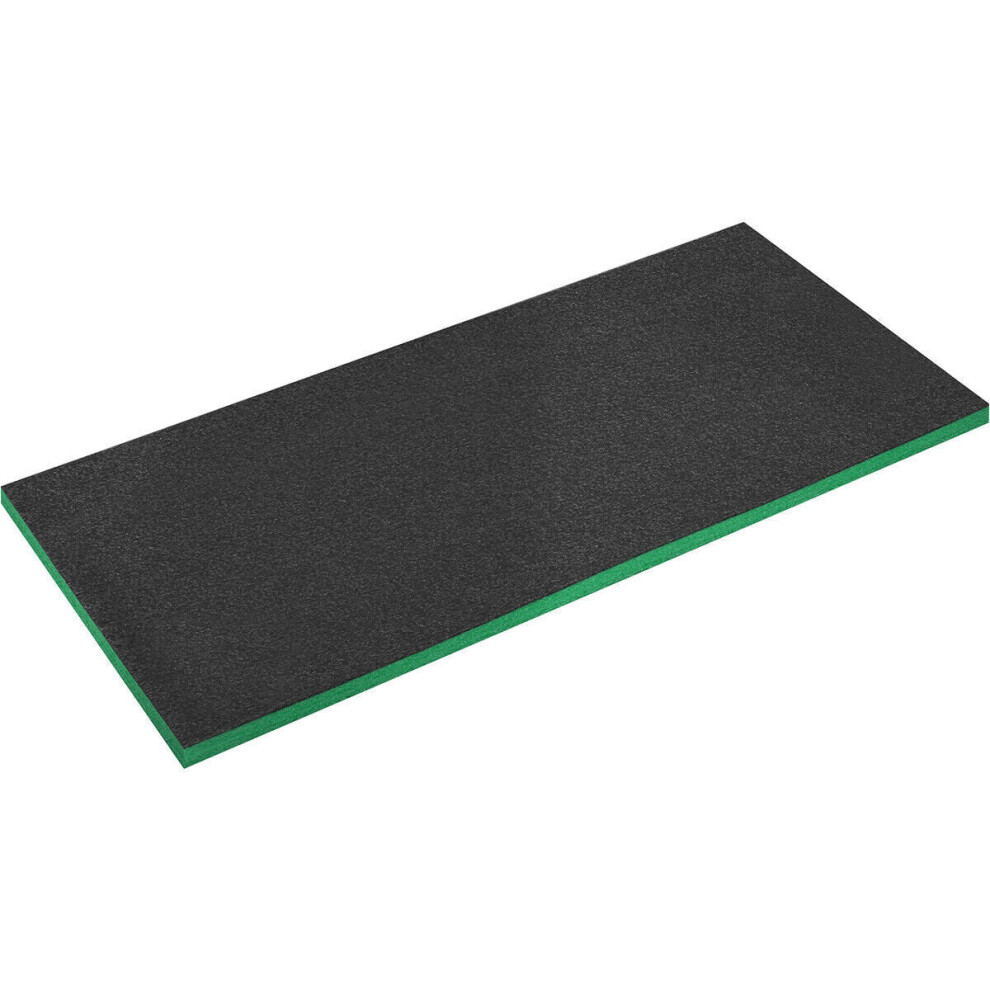 1200 x 550 x 30mm GREEN Easy Peel / Cut Shadow Foam - Tool Chest / Flight Case