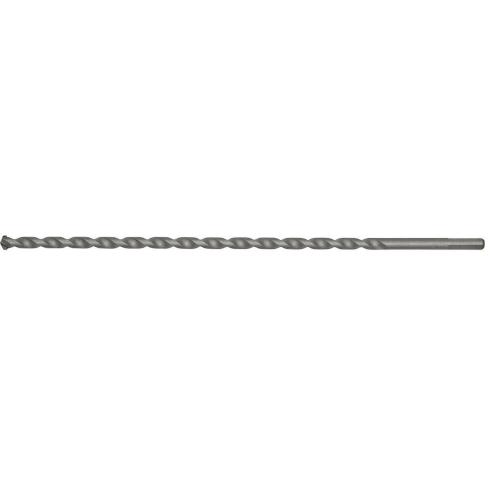 12 x 400mm Rotary Impact Drill Bit - Straight Shank - Masonry Material Drill