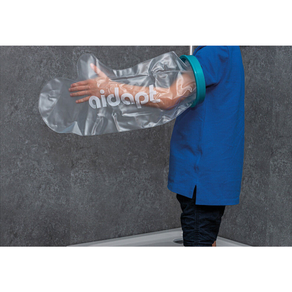 Aidapt Kids Short Arm Cast Protector - Neoprene Seal Prevent Leakages Left Or Right Arm