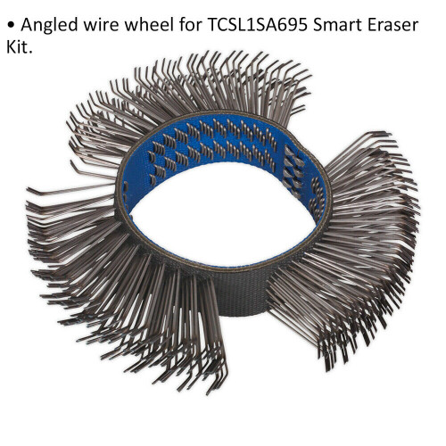 Loops 100mm Angled Wire Wheel Suitable For ys07698 Smart Air Eraser Tool Kit 1