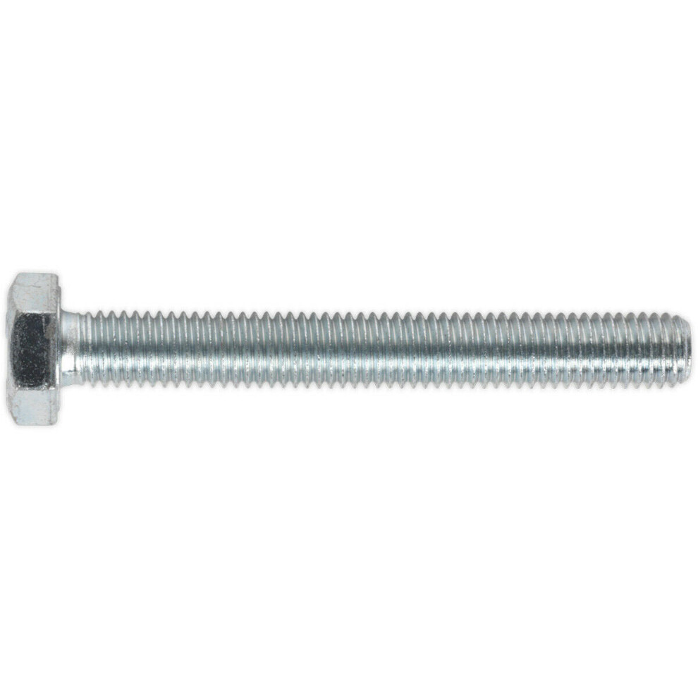 25 PACK HT Setscrew - M10 x 80mm - Grade 8.8 Zinc - Fully Threaded - DIN 933