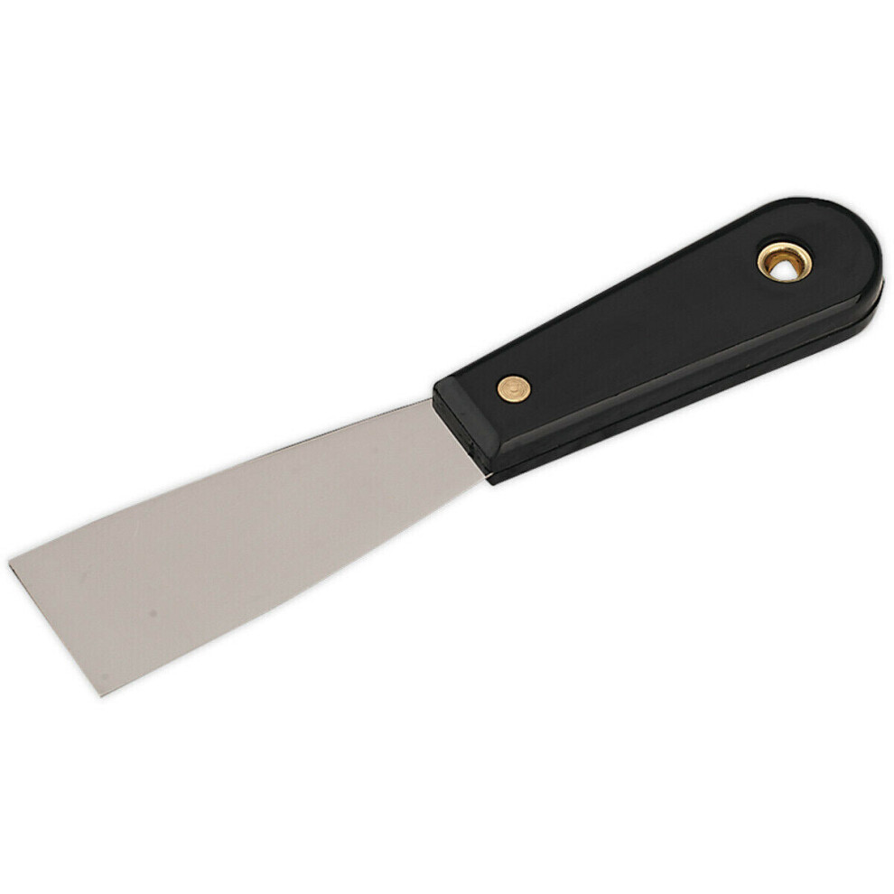 40mm Rigid Scraper - Chrome Plated Steel Blade - Composite Handle - Hanging Hole