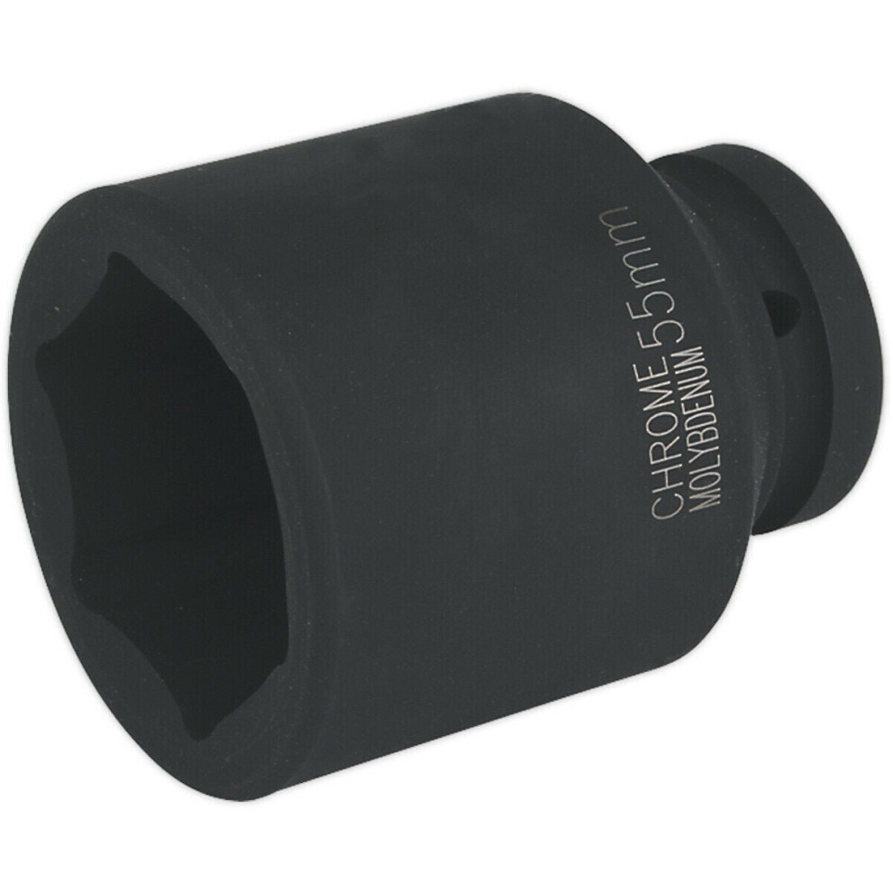 55mm Forged Deep Impact Socket - 1 Inch Sq Drive - Chromoly Wrench Socket