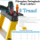 Loops 1.4m FIBREGLASS Swingback Step Ladders 8 Tread Professional Lightweight Steps 2