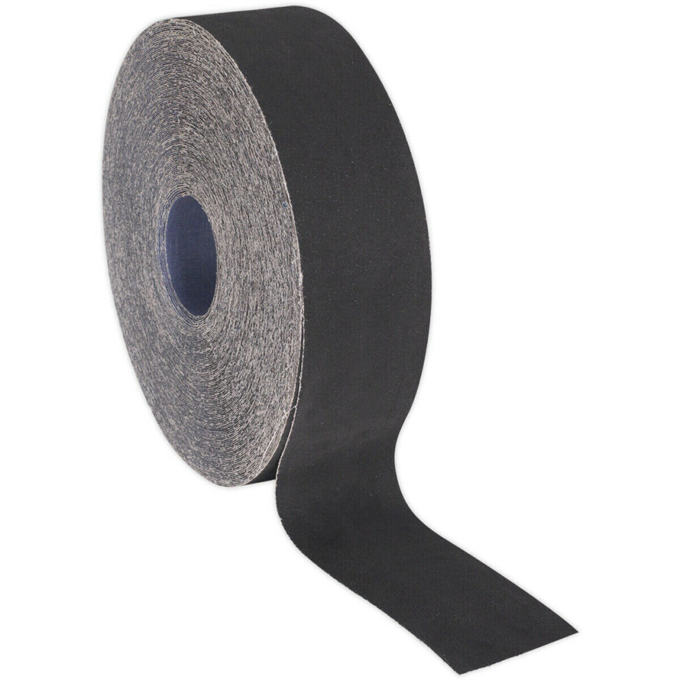 Blue Twill Emery Roll - 50Mm X 50M - Flexible & Tear Resistant - 40 Grit 5056524275139