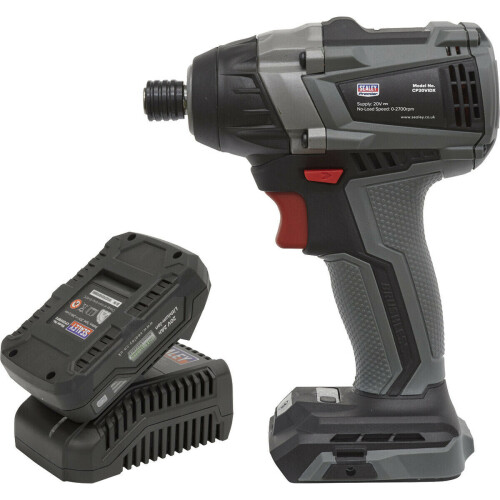 Loops 20V Brushless Impact Driver Kit - 1/4" Hex Drive - Includes Battery & Charger 2