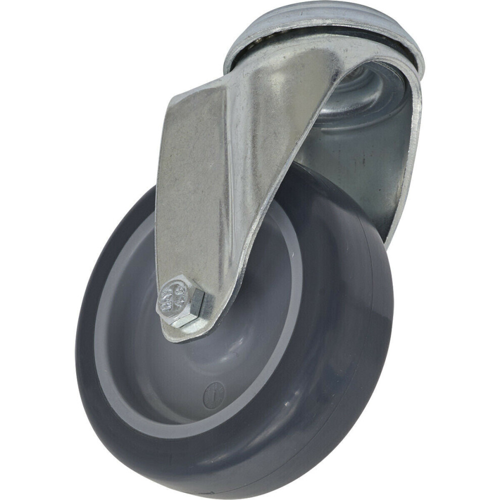75Mm Hard Pp Swivel Castor Wheel - 25Mm Tread - Medium Duty - 25Mm Offset 5056581914668