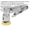 Loops 50mm AIR Mini Disc Orbital Sander - 1/4" BSP - Variable Speed - Aluminium Body 2