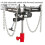 Loops Adjustable Vertical Car Gearbox Support Hoist Holder - 500KG Cap - Side Tilt 2