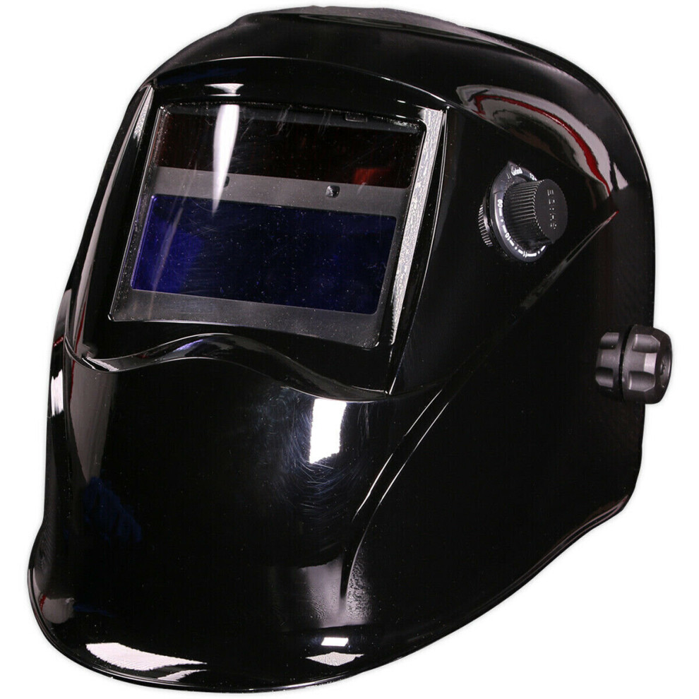 Black Auto Darkening Welding Helmet - Shade Variable Control - Grinding Function