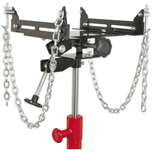 Loops Adjustable Vertical Car Gearbox Support Hoist Holder - 500KG Cap - Side Tilt