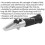 Loops Refractometer - Antifreeze Batter Fluid & Screen wash - Strength Measuring Tool 2